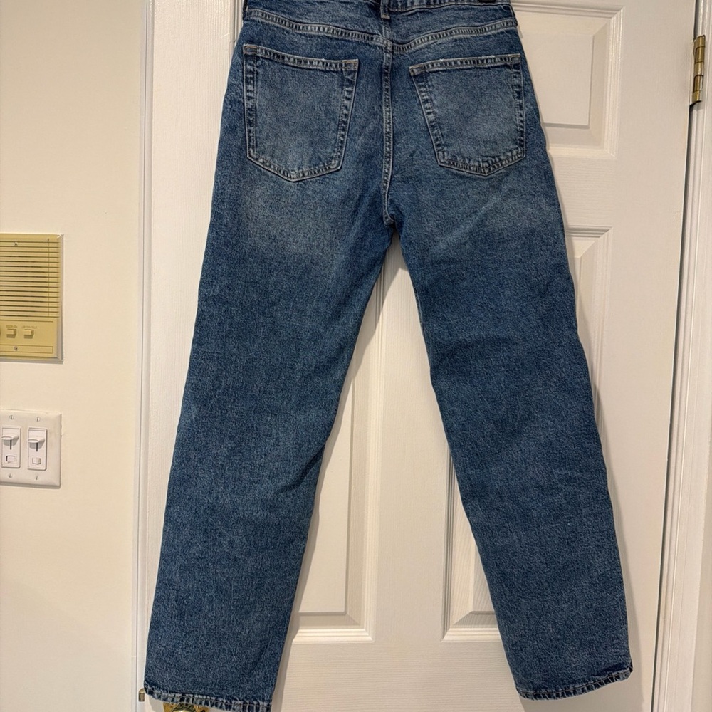 GAP Women's 90s Loose Leg Blue Jeans - Picture 2 of 8